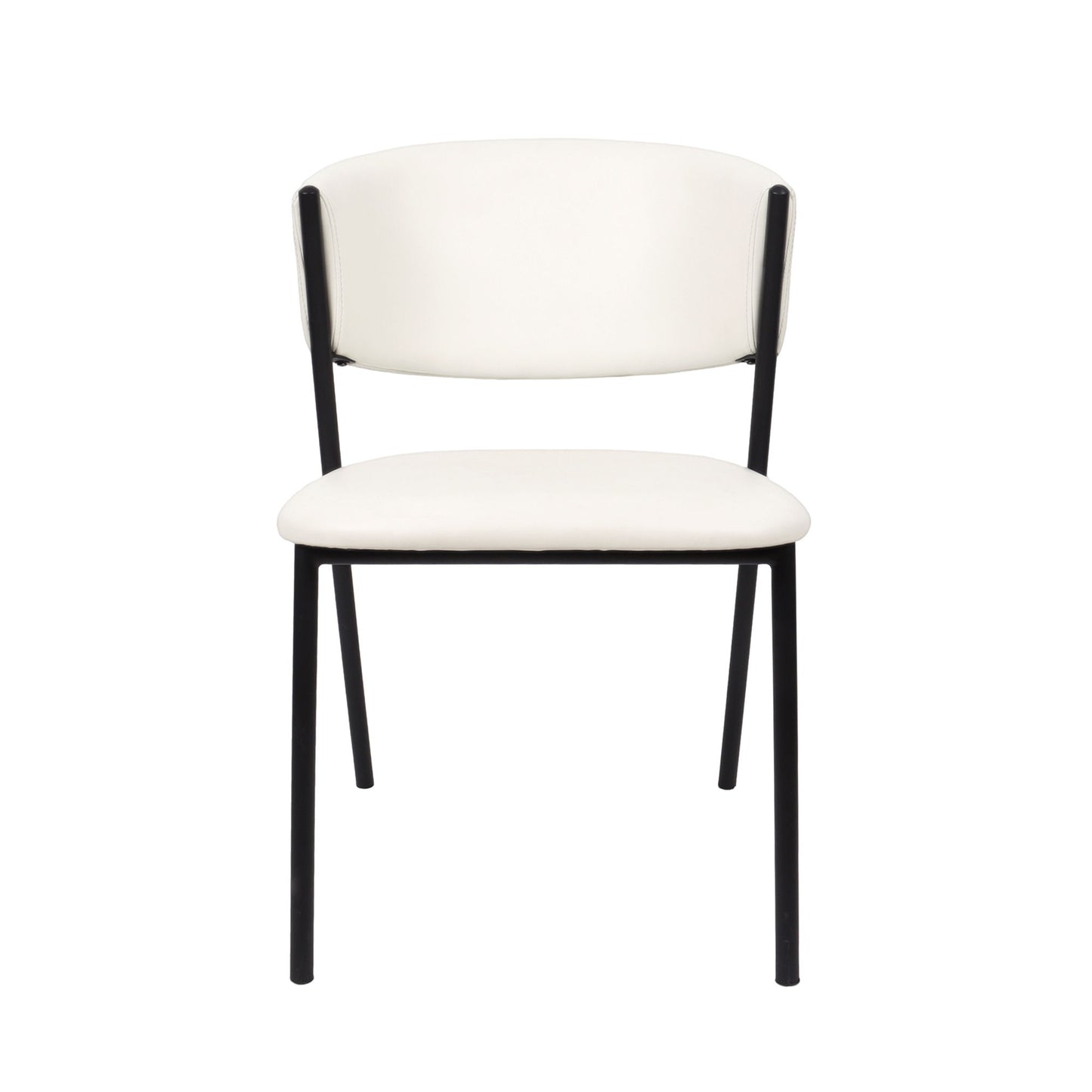 Manhattan Drift - Vegan Leather Metal Side Chair (Set of 4)