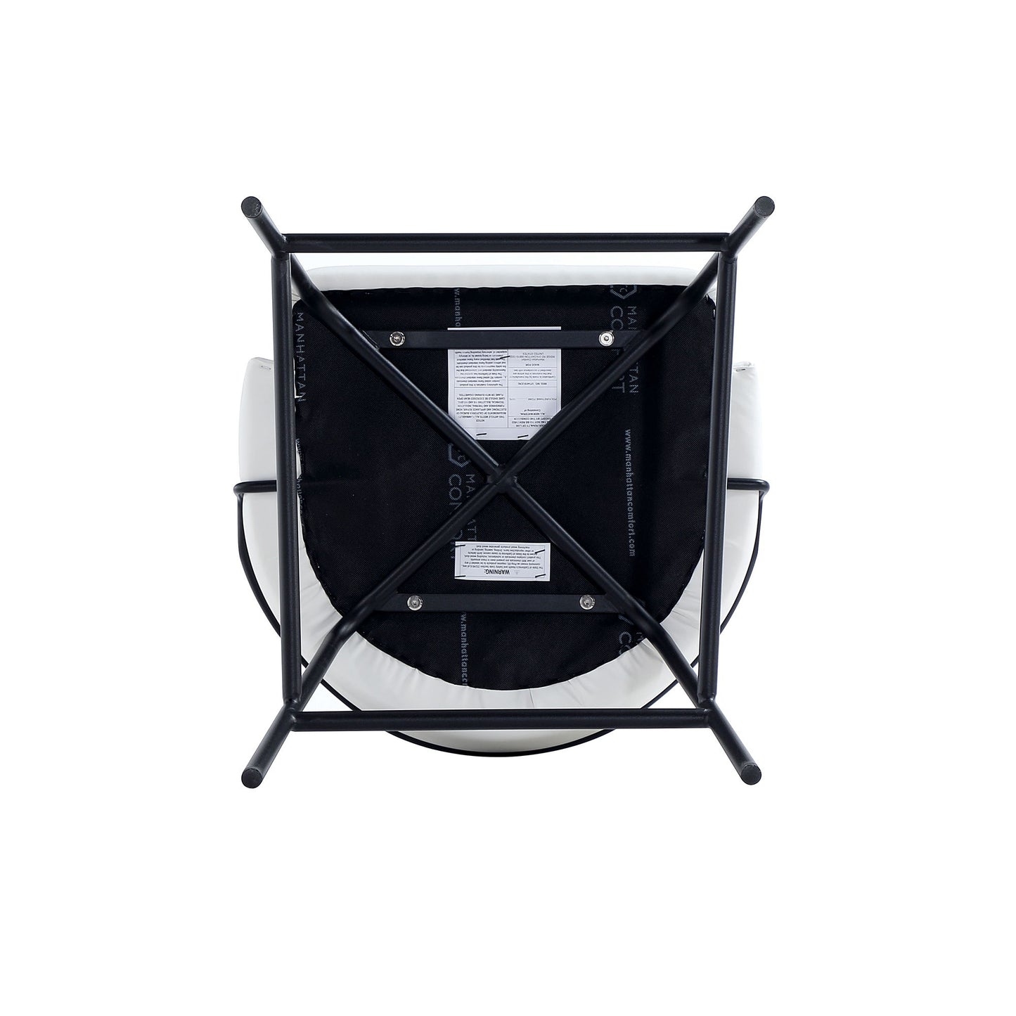 Manhattan Gracie - Counter Stool With Black Base