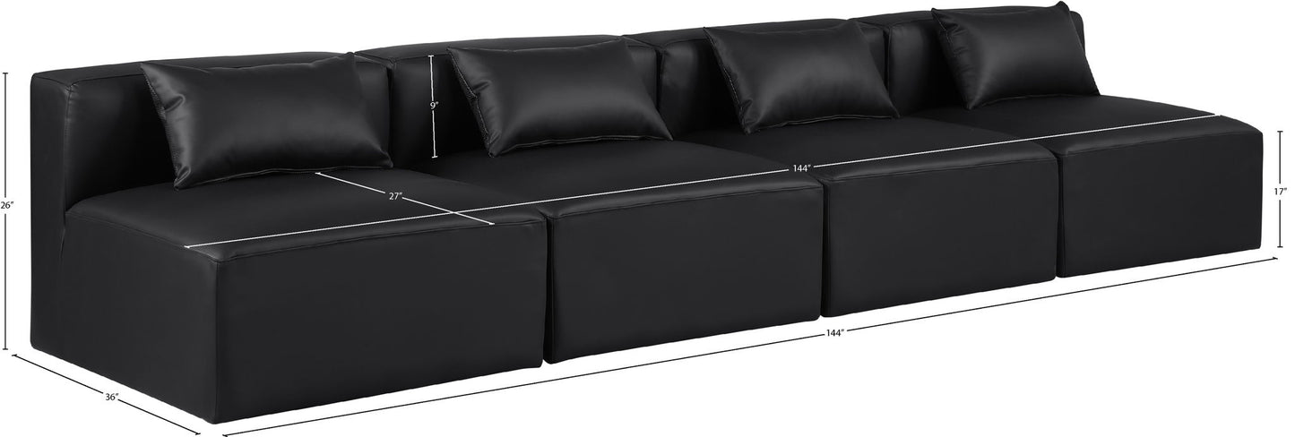 Cube - Modular 4 Seat Armless Sofa