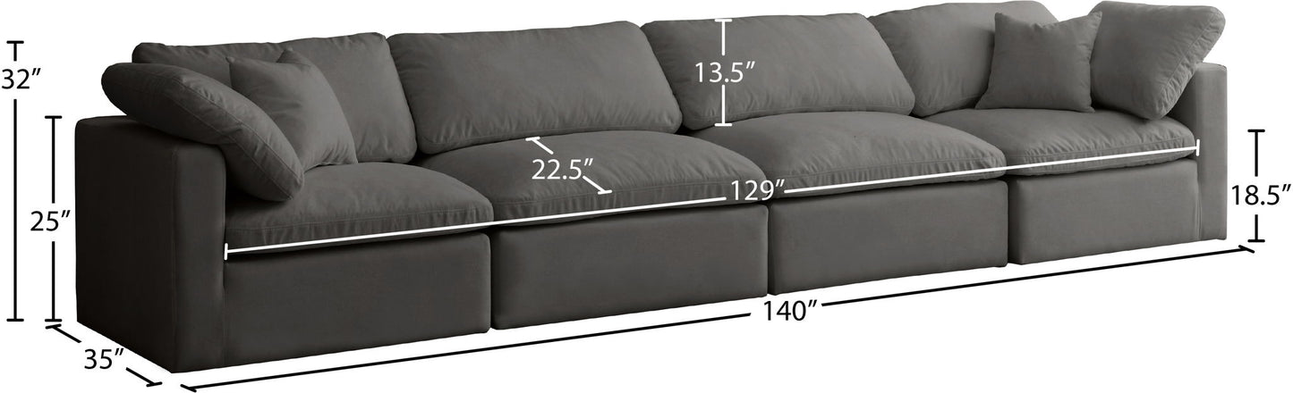 Plush - Modular 4 Seat Sofa