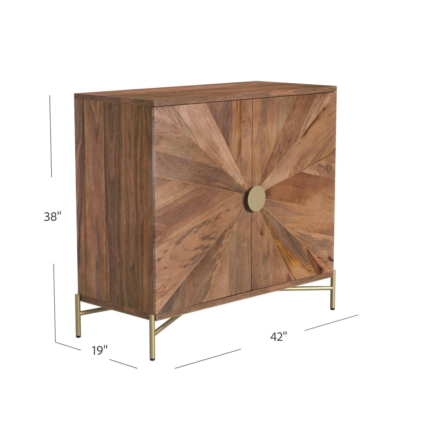 Neskowin - 2 Door Cabinet - Brown