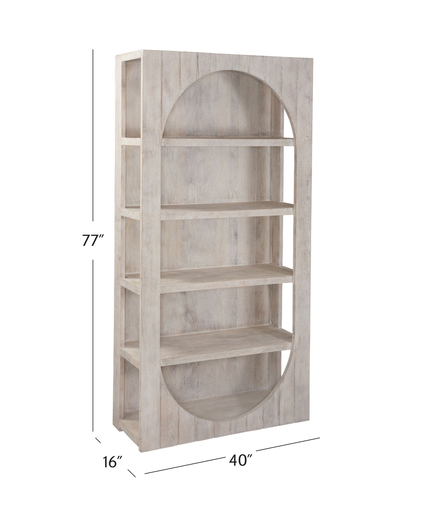 Bali - Bookcase - White Wash