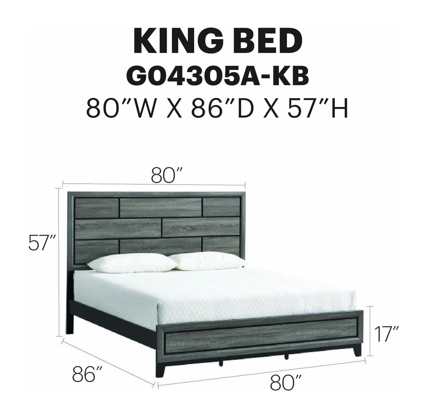 Glory Furniture - Glasgow - Bed