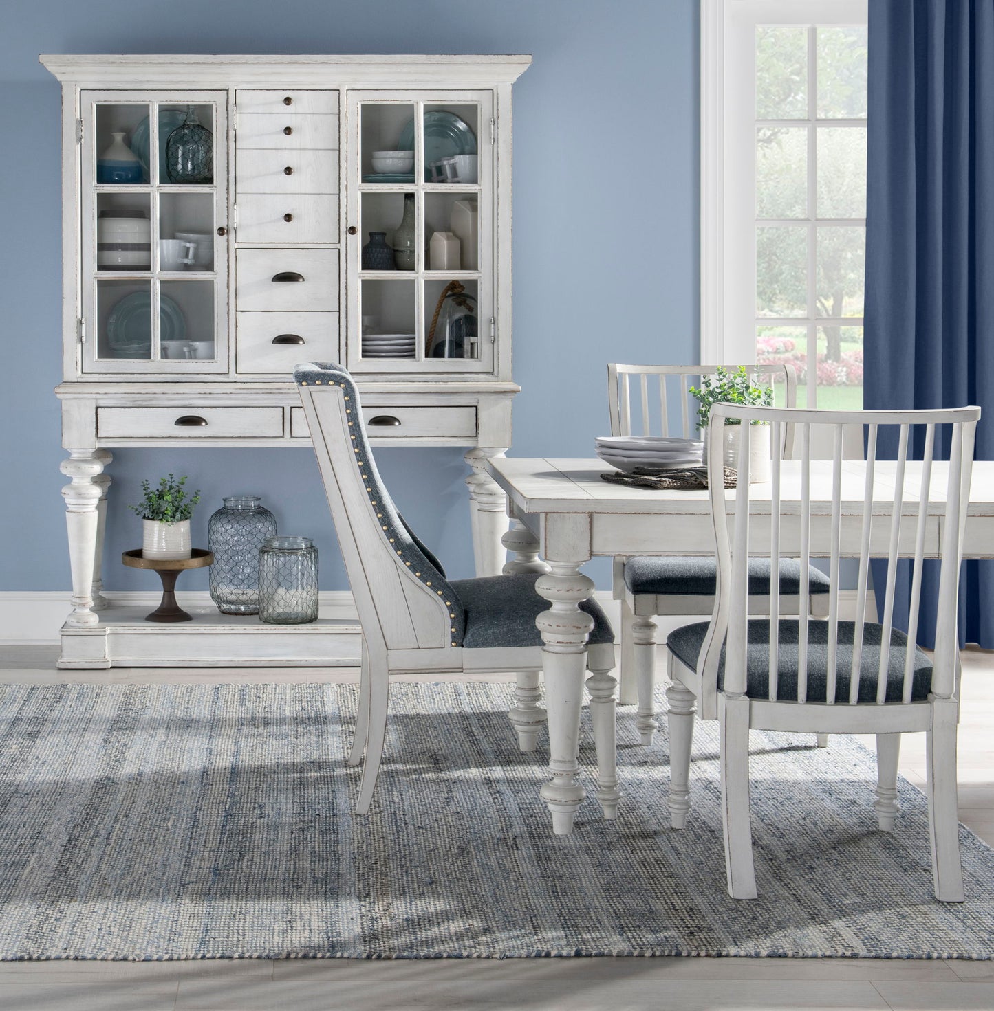 Cottage Park - Slat Back Side Chair (Set of 2) - White