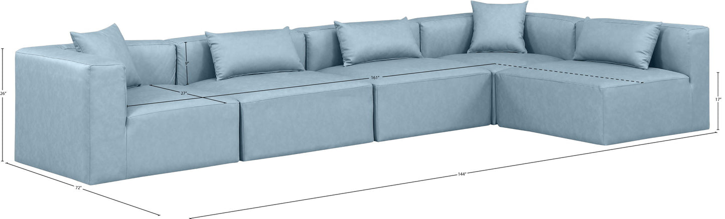 Cube - 5 Piece Modular Sectional