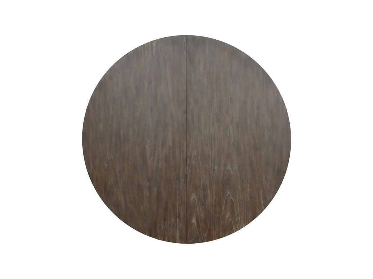 Reflections - Complete Round Dining Table - Dark Roast