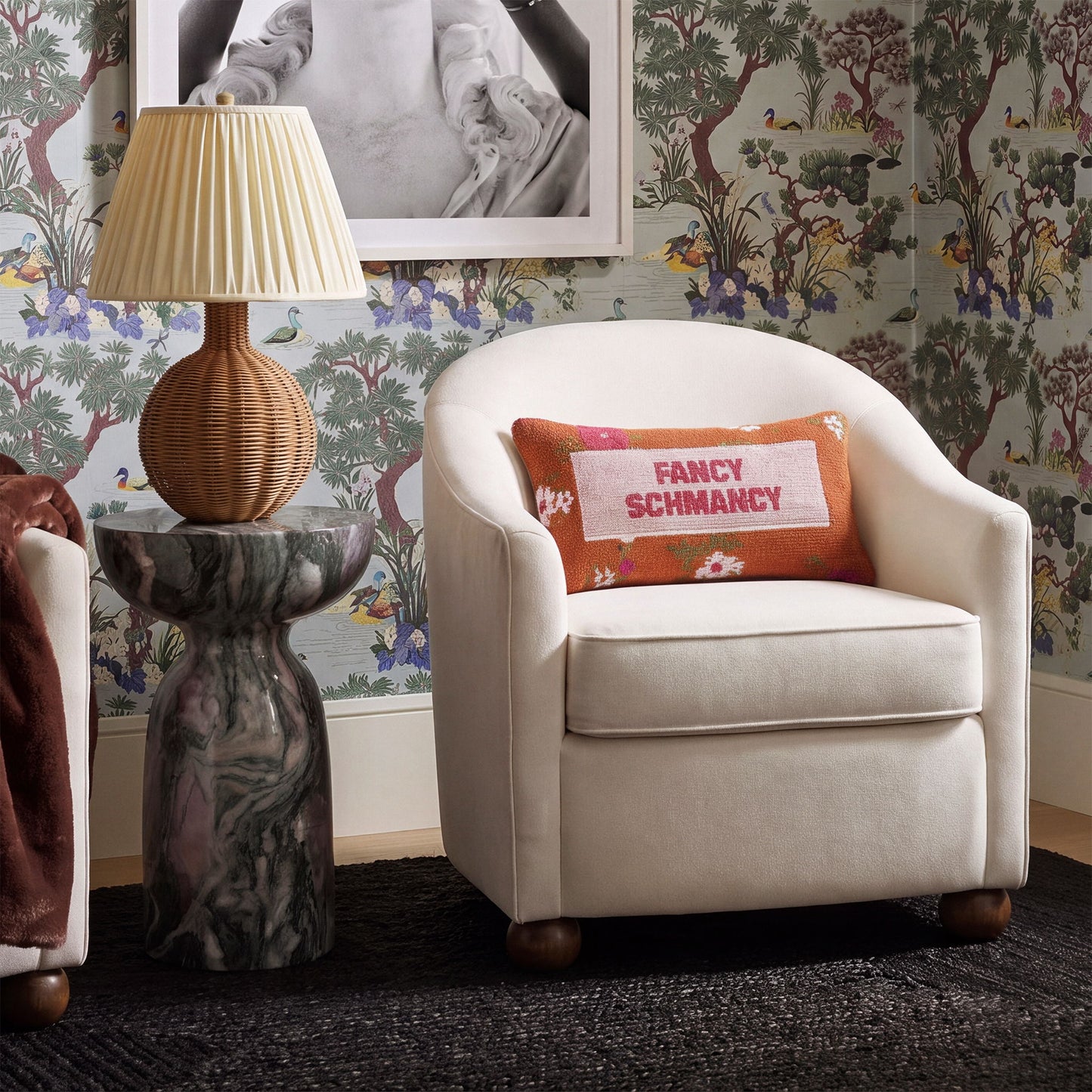 Cettie - Performance Velvet Accent Chair