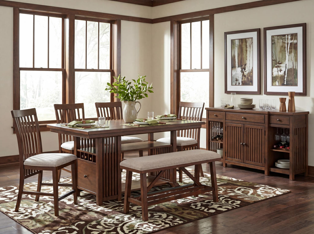 Langley - Credenza - Fawn / Linen
