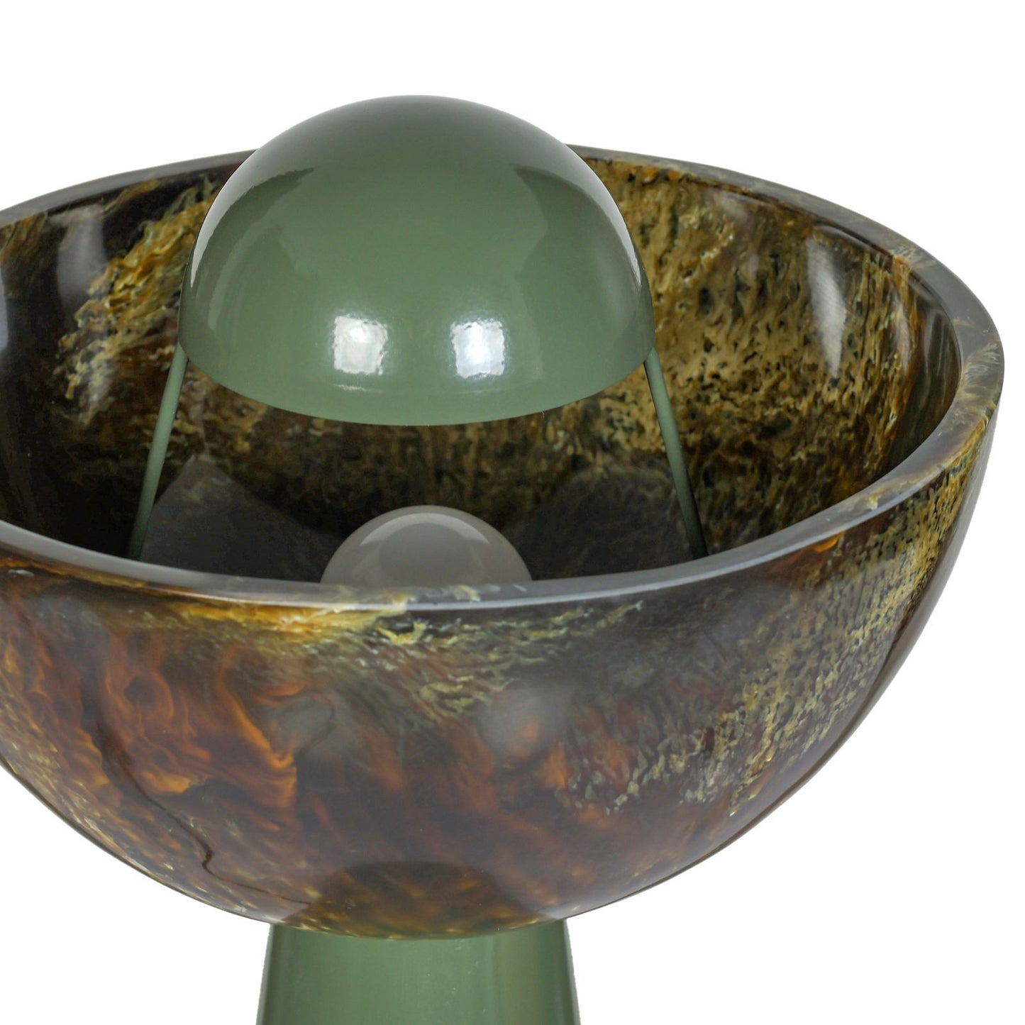 Rising - Resin Table Lamp - Green