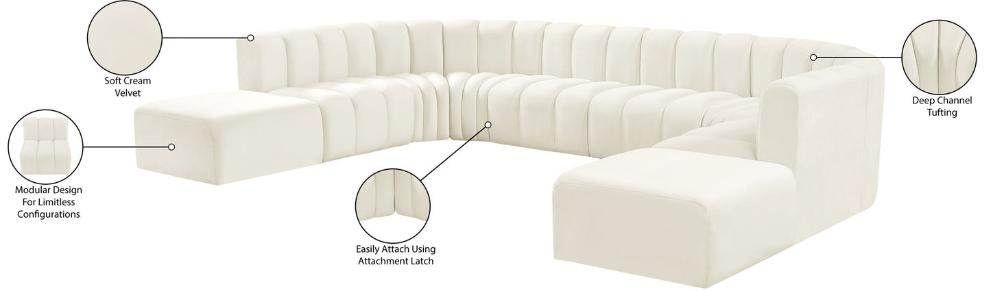 Arc - Velvet Modular Sectional