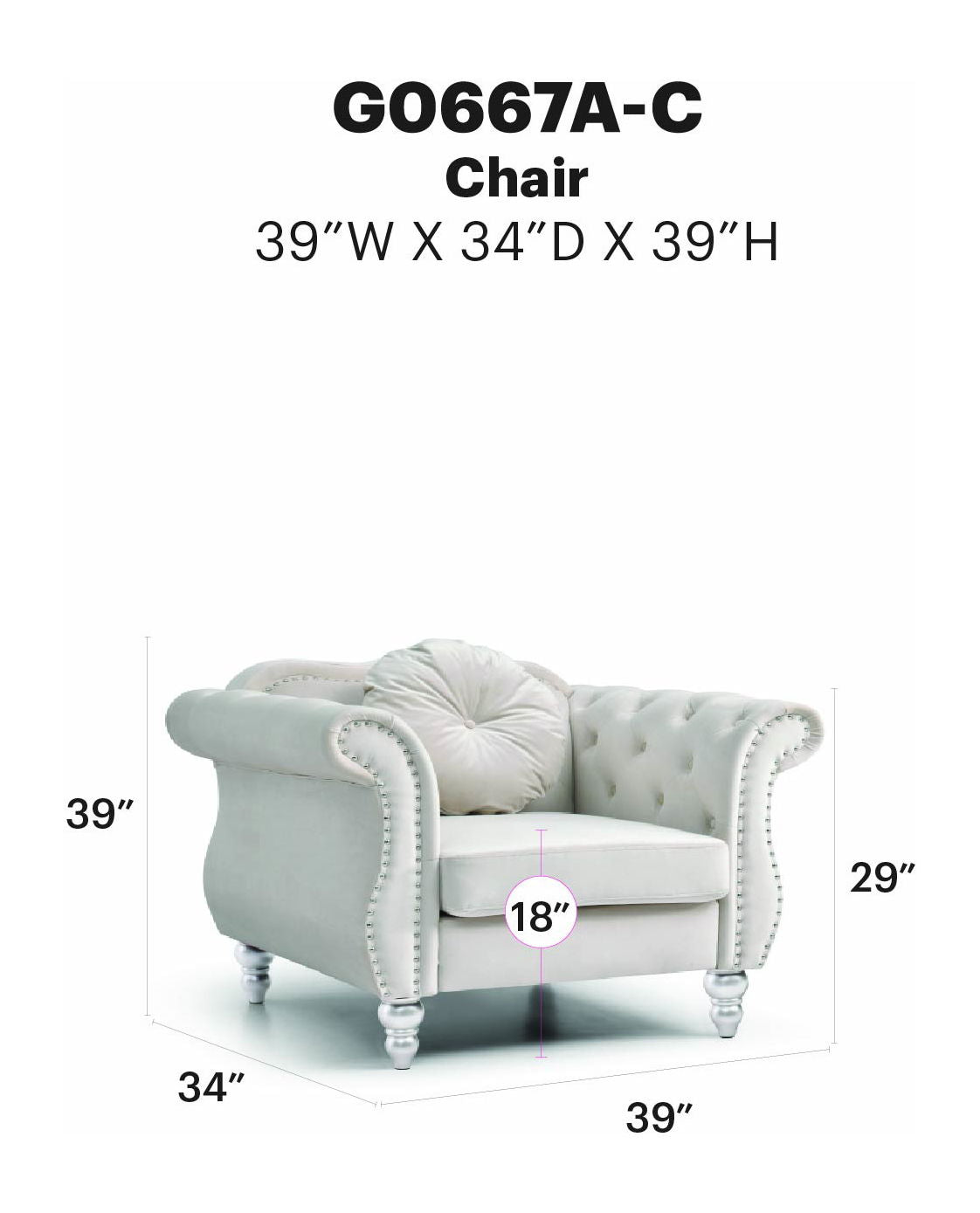 Glory Furniture - Hollywood - Chair