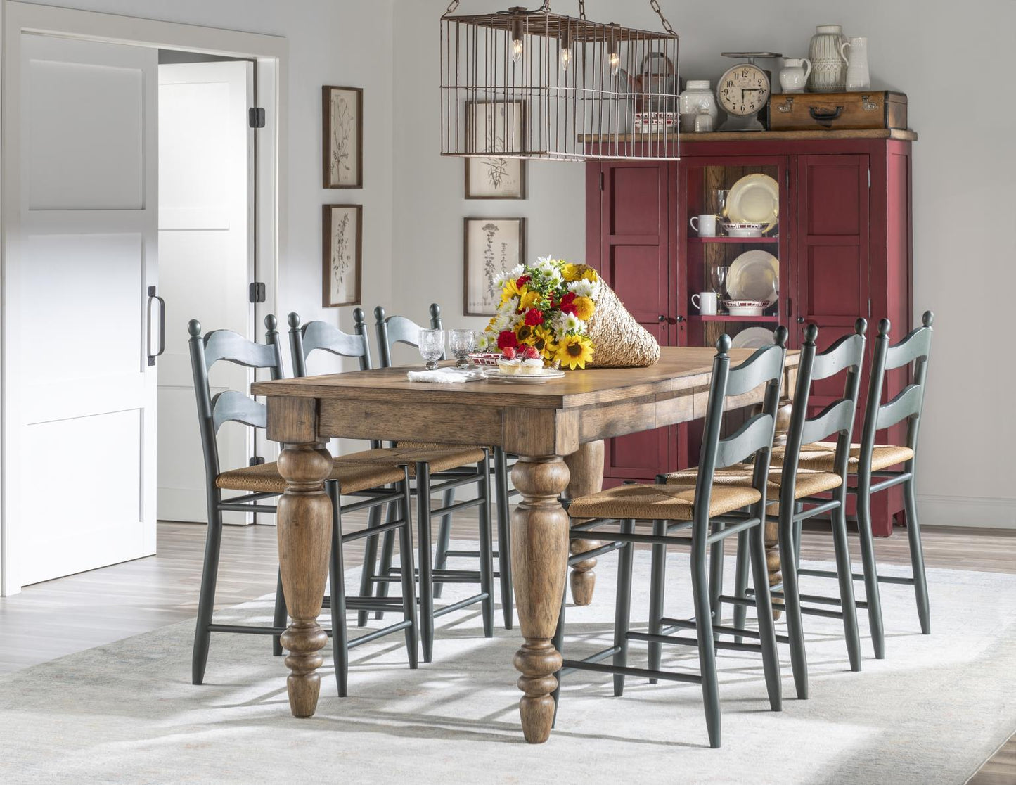 Vintage Market - Chimney Leg Counter Height Table