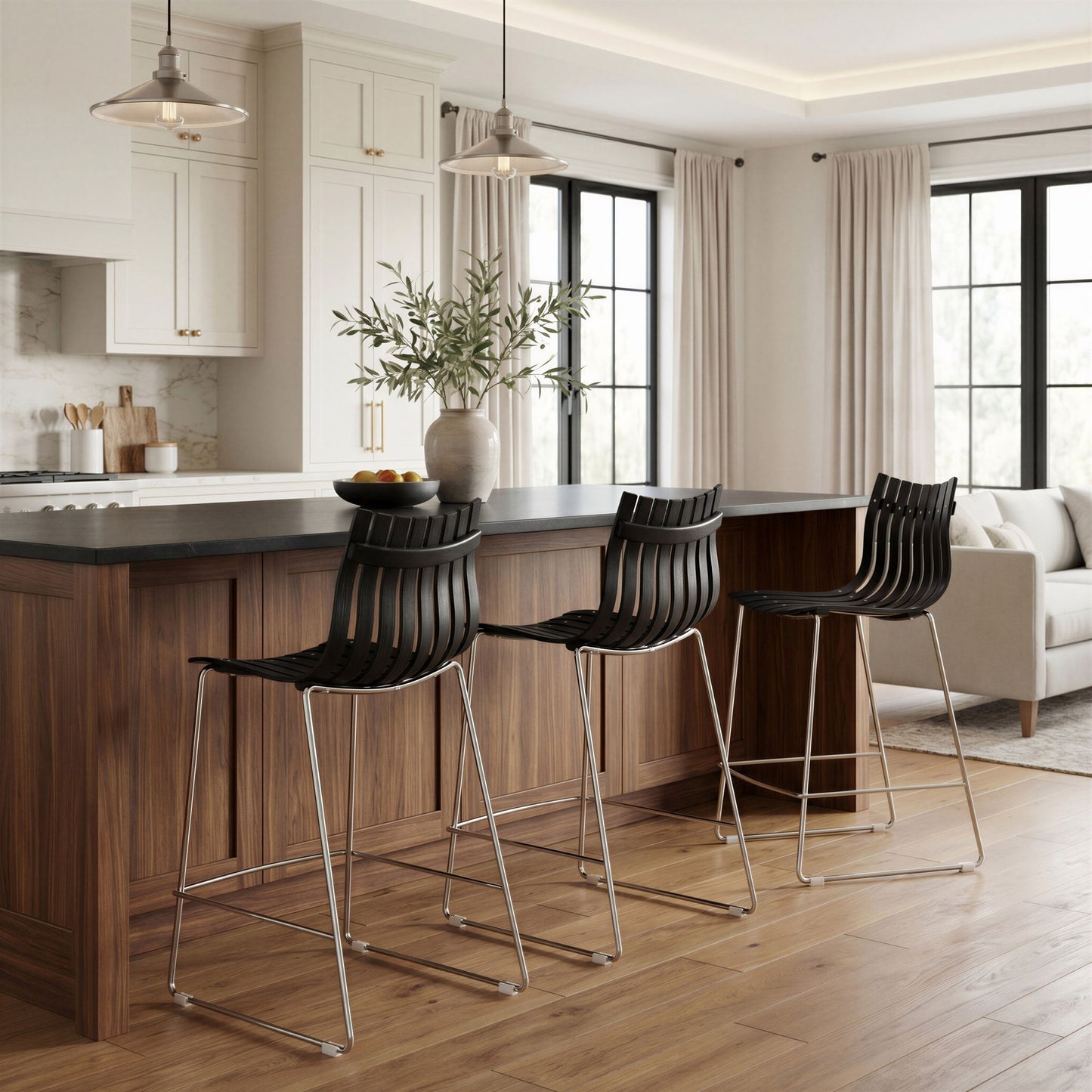 Beaufort - Counter Stool (Set of 2) - Black