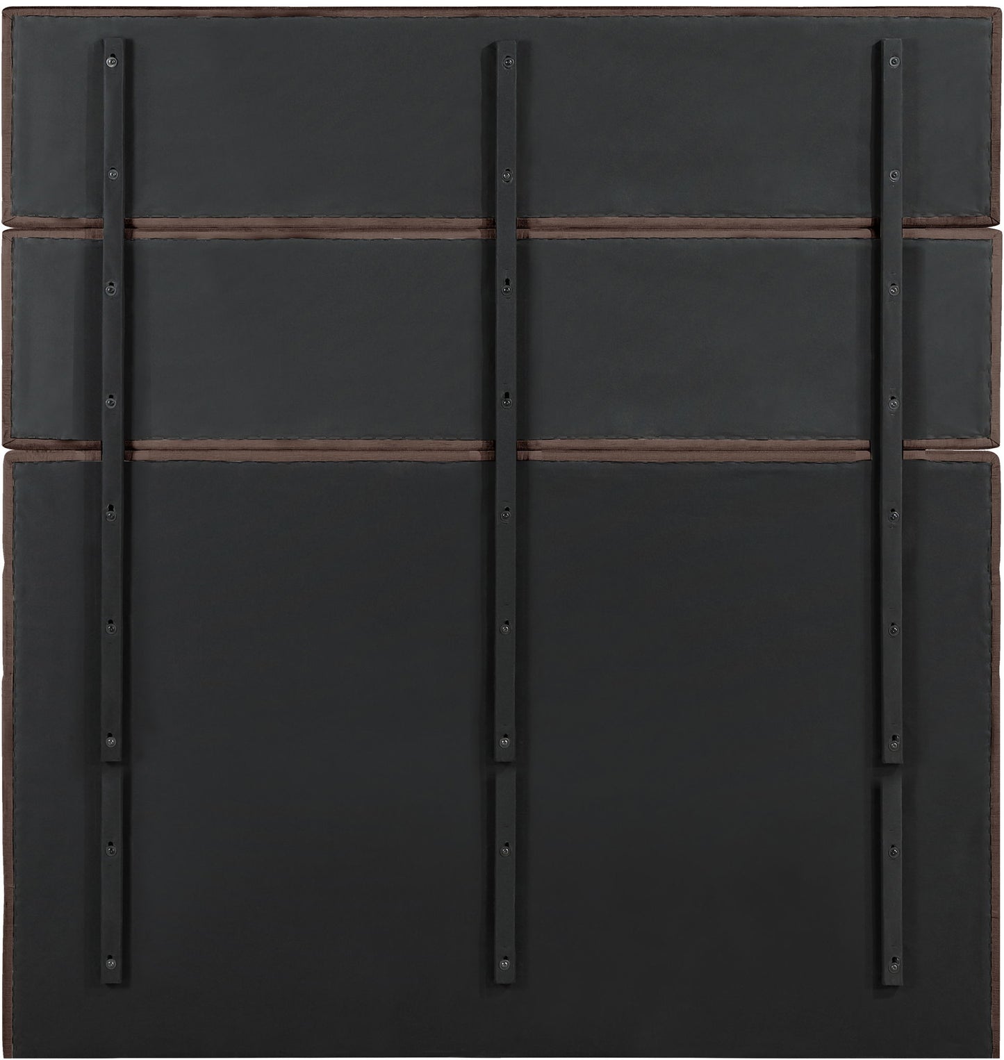 Adam - Chenille Fabric Bed With 89" Headboard