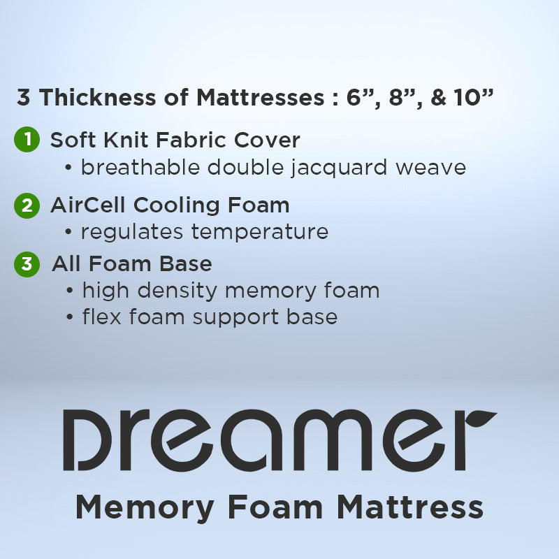 Dreamer Memory Foam Mattress With AirCell Technology