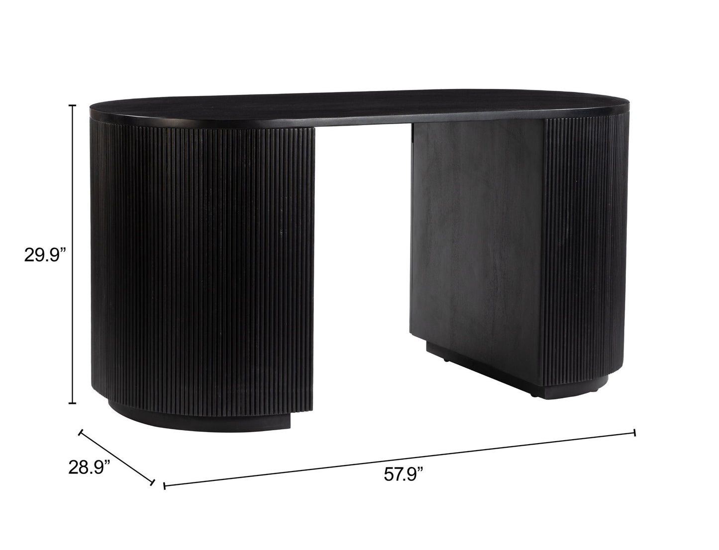 Barnaby - Desk - Black