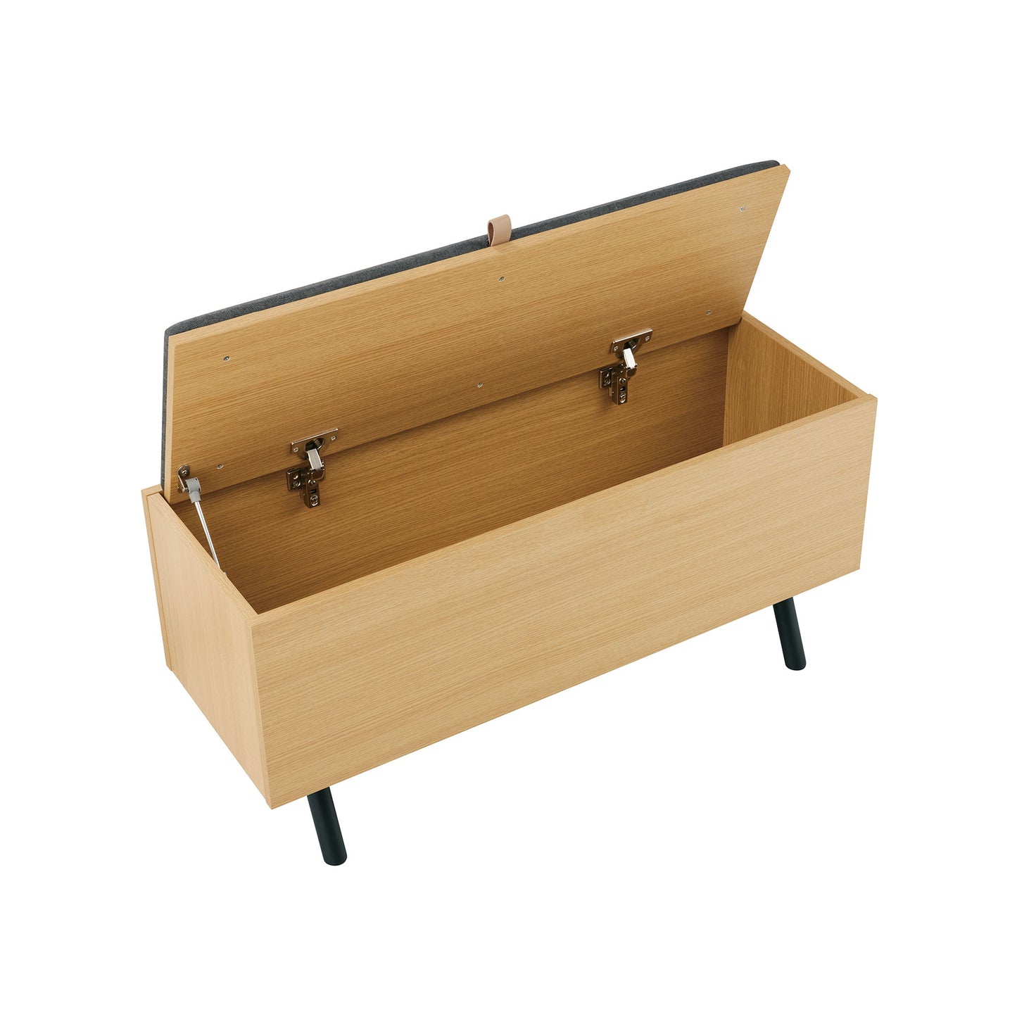 Paloma - Accent Storage Bench - Light Oak
