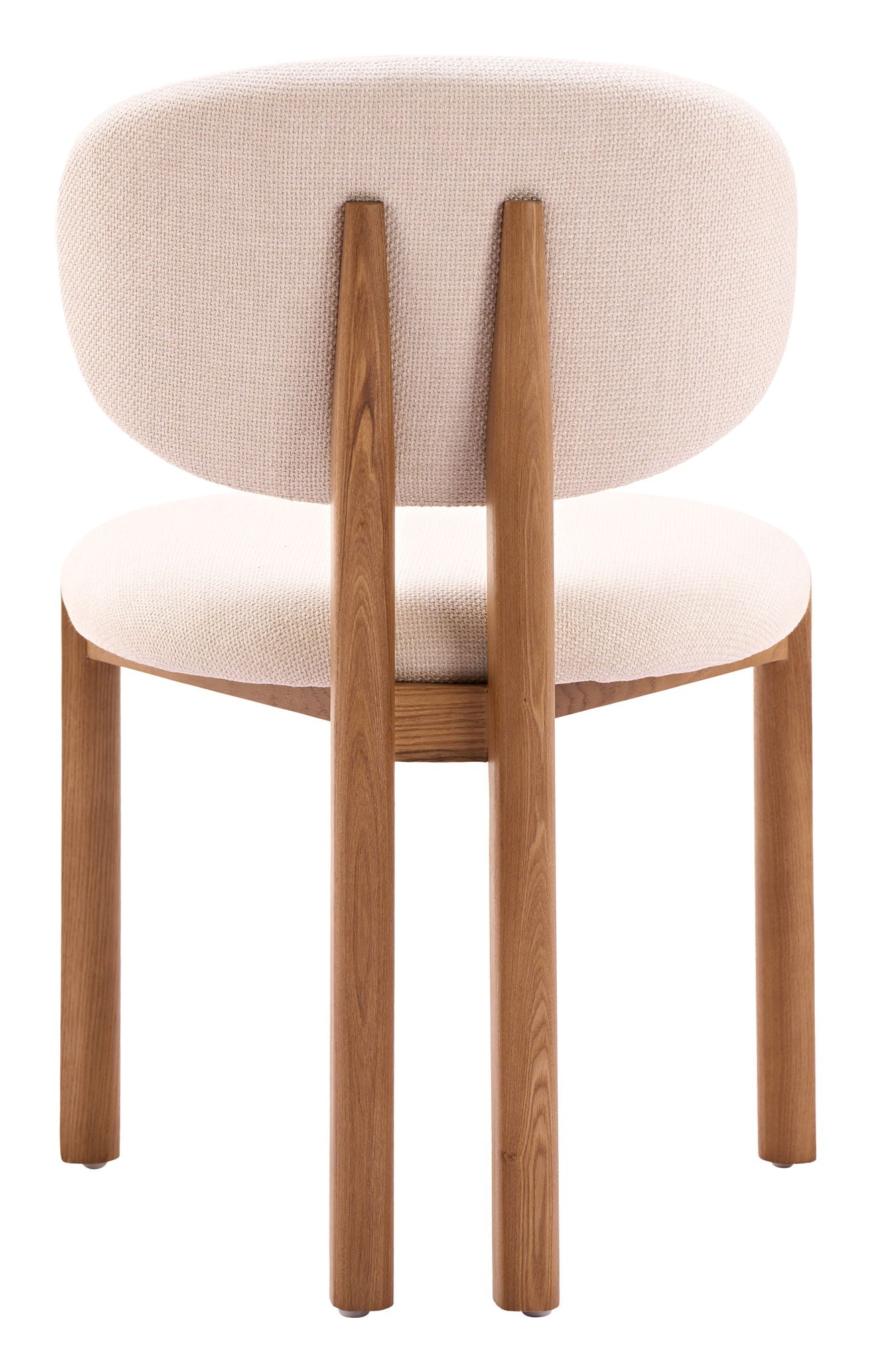 Rosetta - Dining Chair (Set of 2) - Beige / Walnut