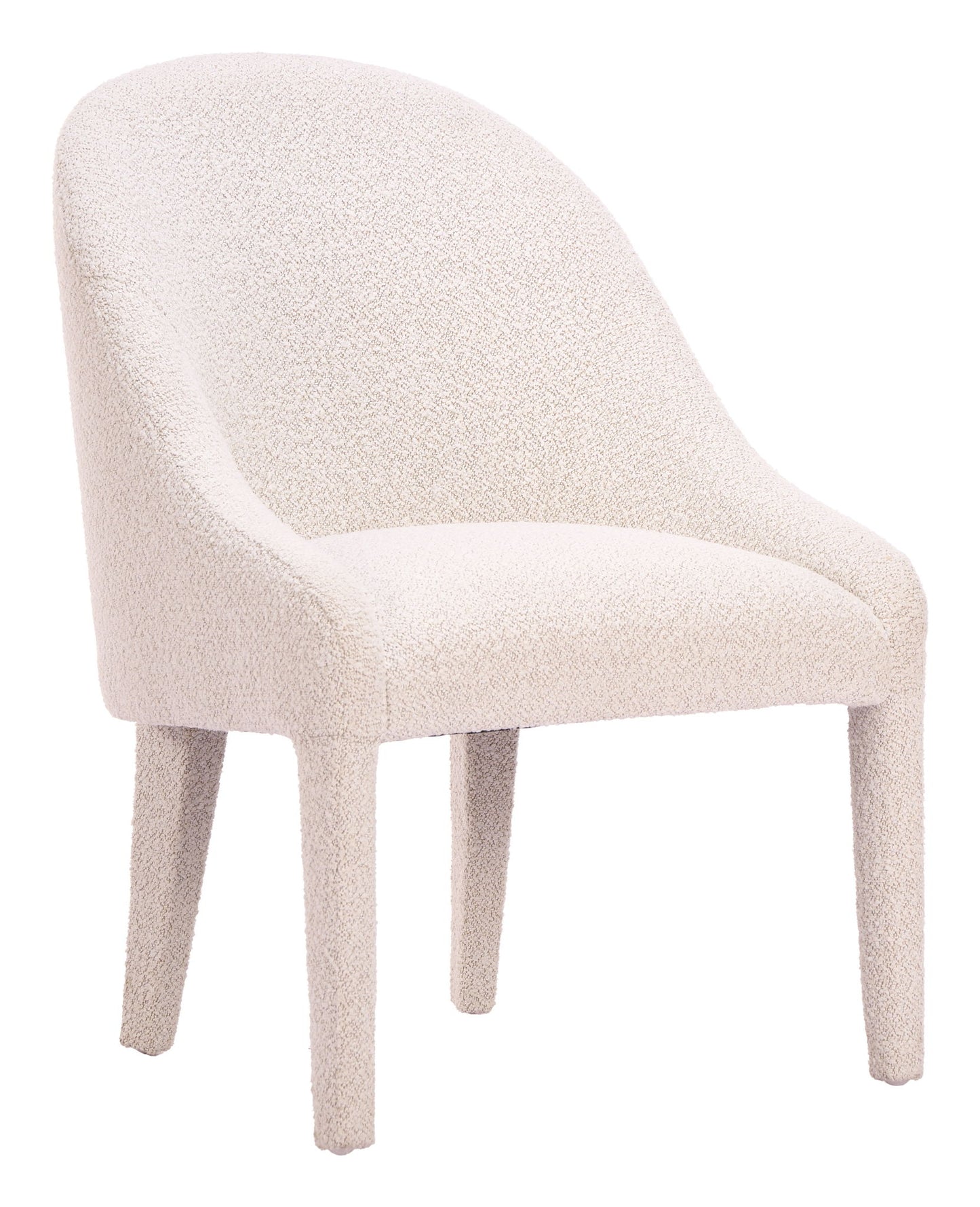 Domo - Dining Chair - White / Ivory