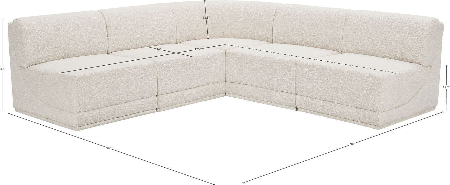 Ollie - 5 Piece Modular Sectional