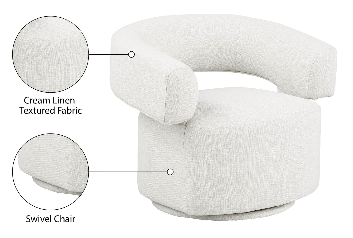 Niya - Swivel Accent Chair