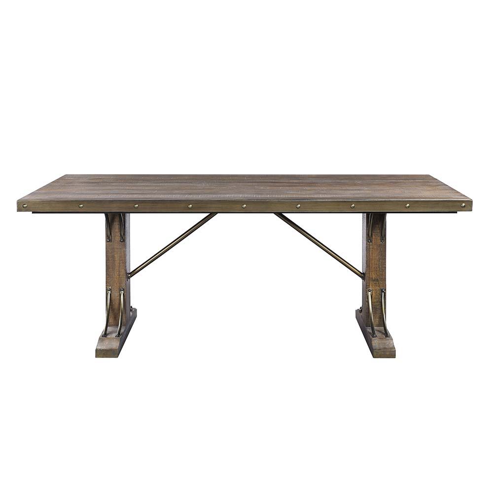 Raphaela - Dining Table - Weathered Cherry