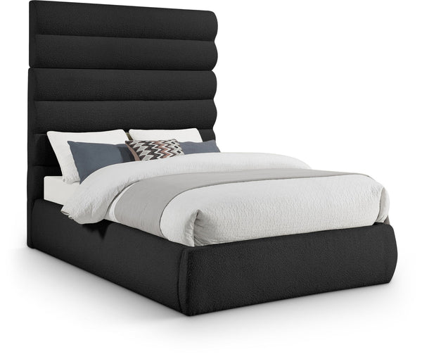 Adam - Boucle Fabric Bed With 70.5" Headboard