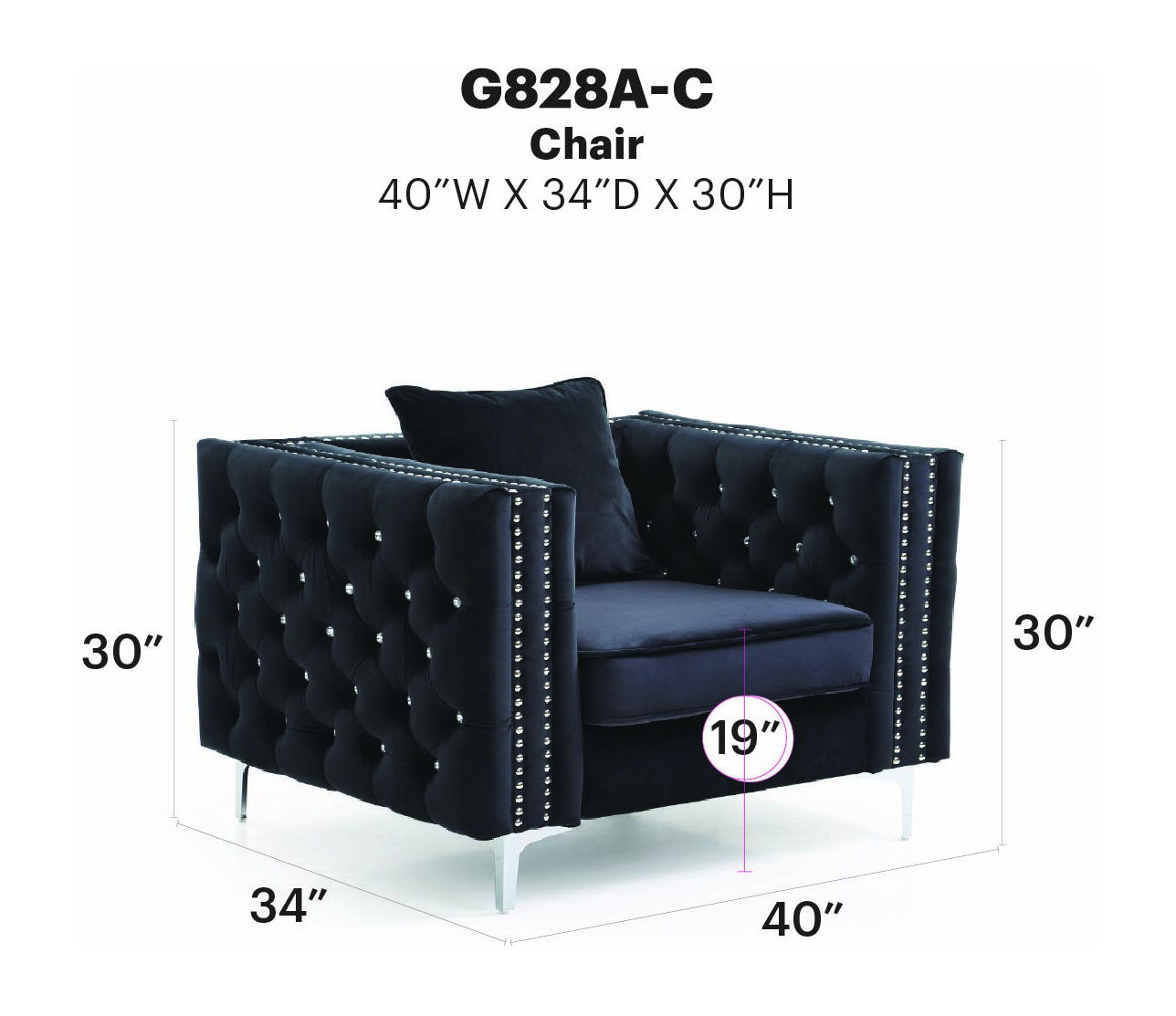 Glory Furniture - Paige - Chair