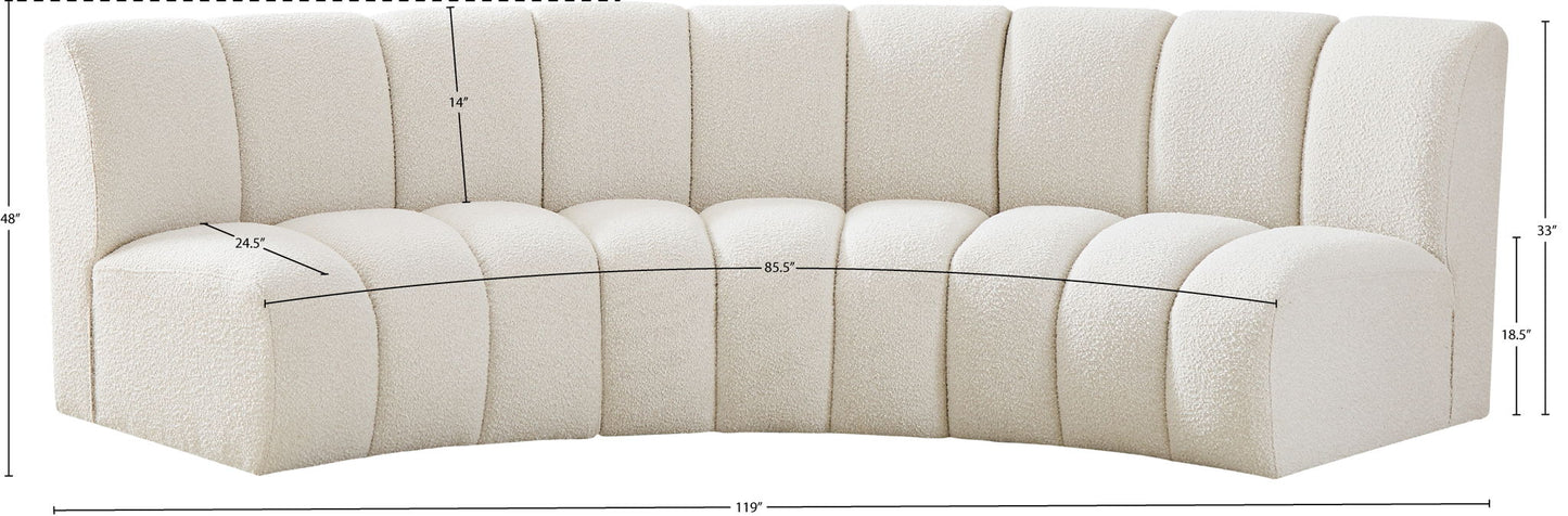 Infinity - 3 Piece Boucle Modular Sectional