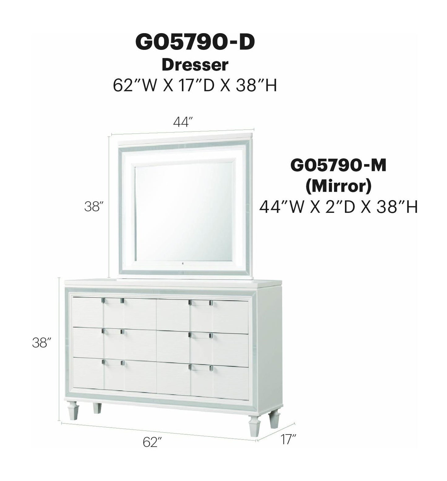 Glory Furniture - Genoa - Dresser
