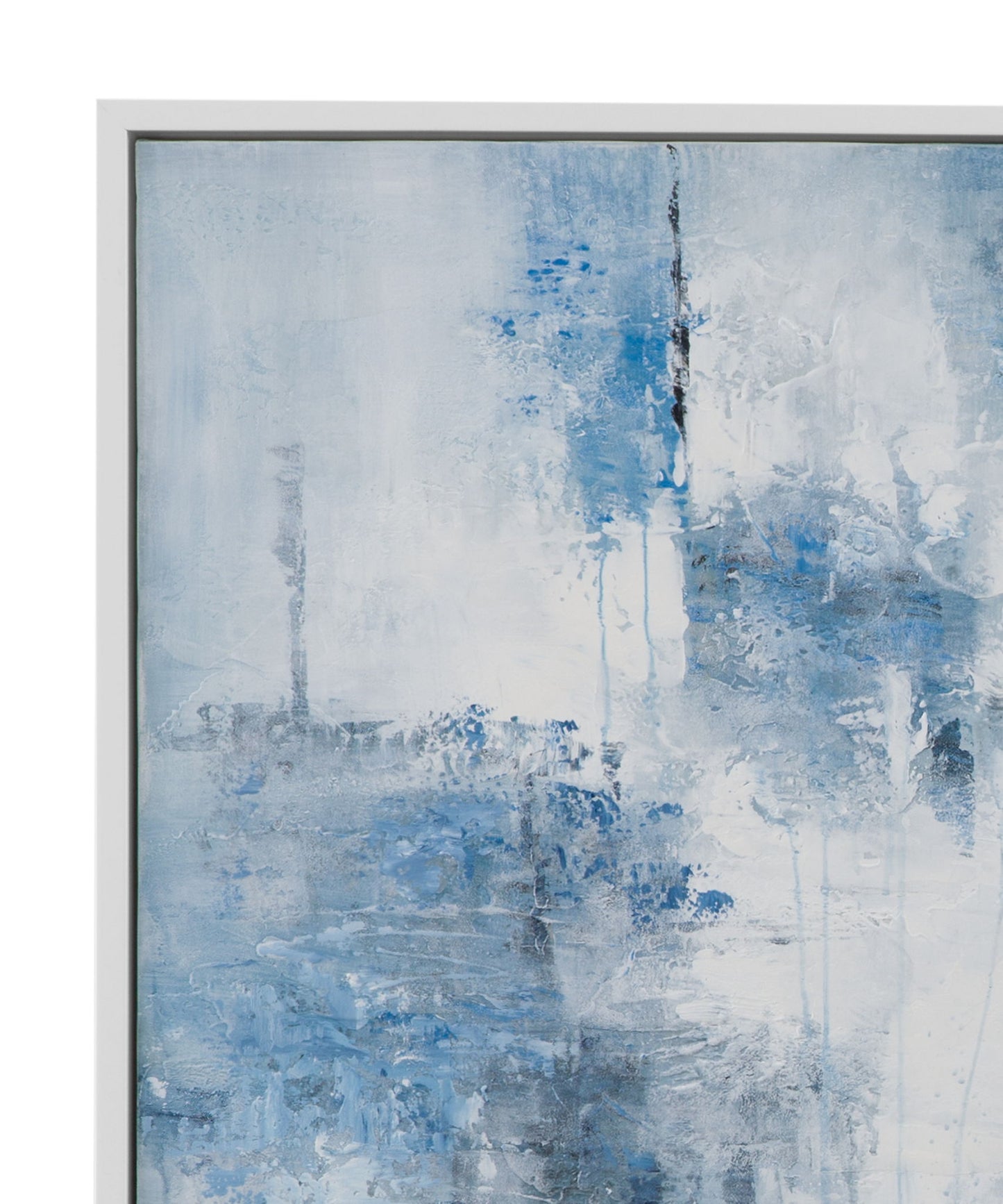 Perdido Framed Canvas - Blue