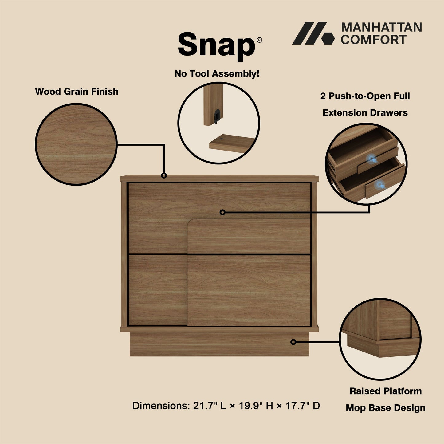 Manhattan Horizon - Nightstand