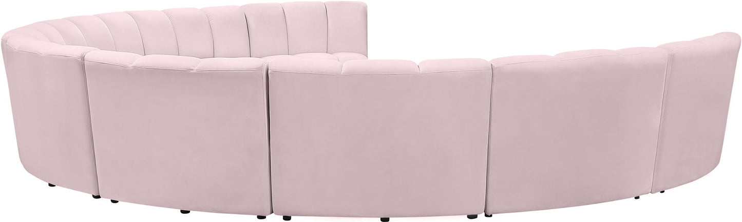 Infinity - 9 Piece Velvet Modular Sectional