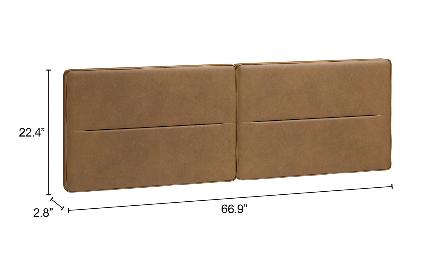 Cove - Floating Queen Headboard - Brown