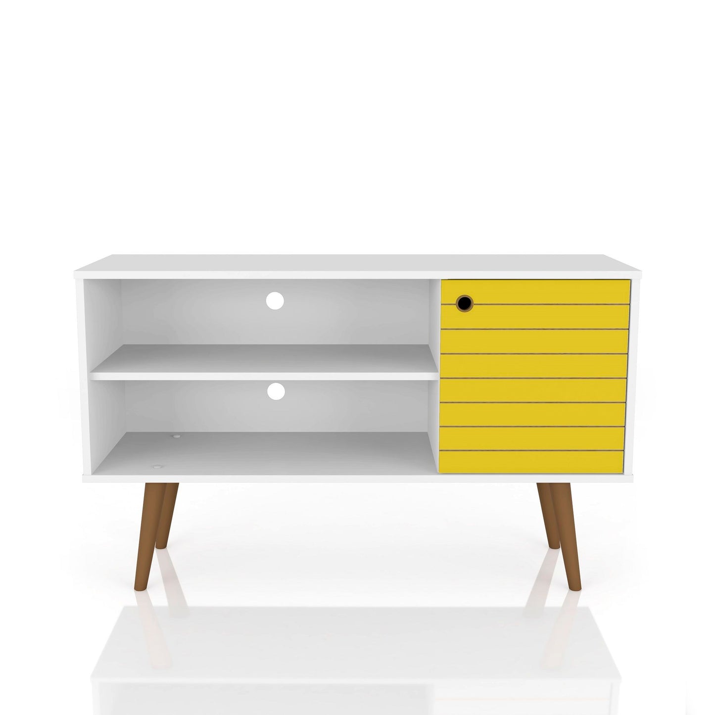 Manhattan Liberty - TV Stand With White Frame