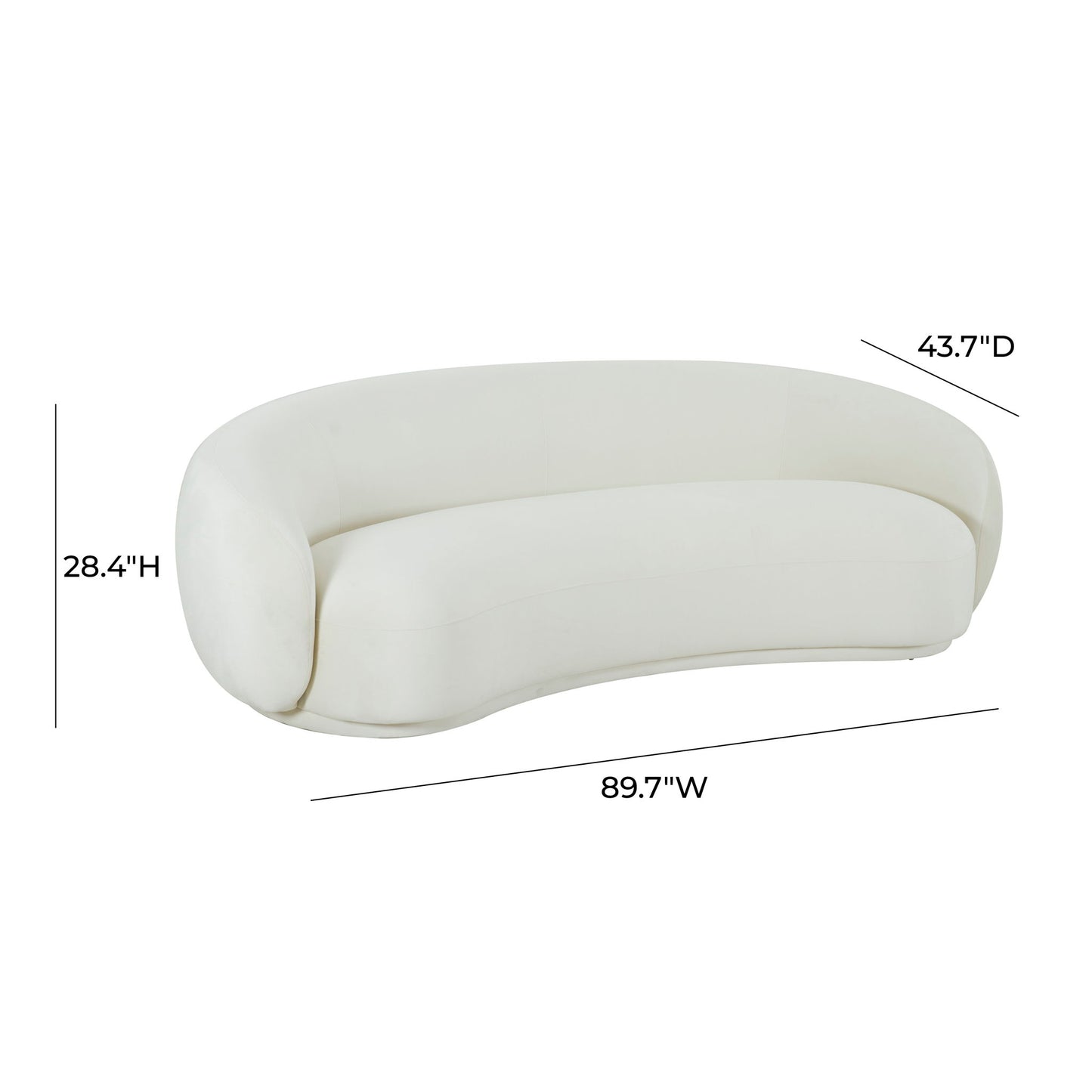 Kendall - Velvet Sofa