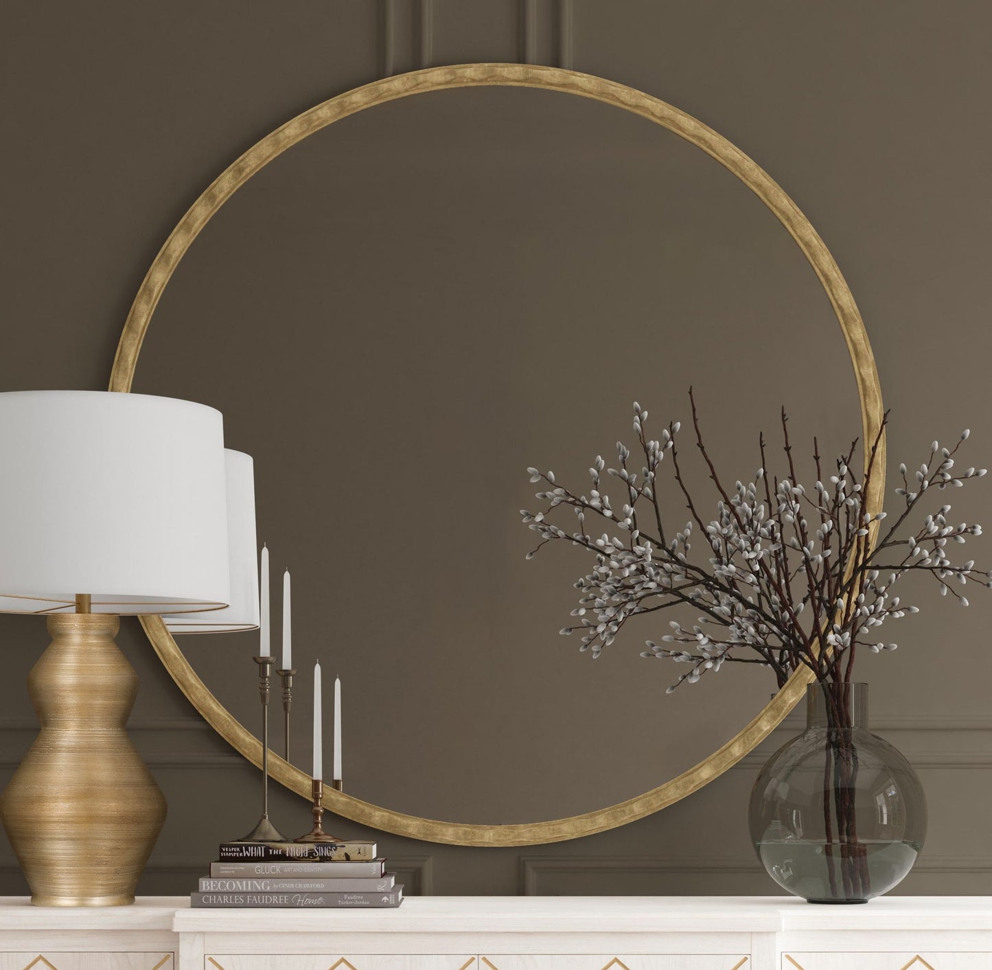 Entralla - Wall Mirror - Gold