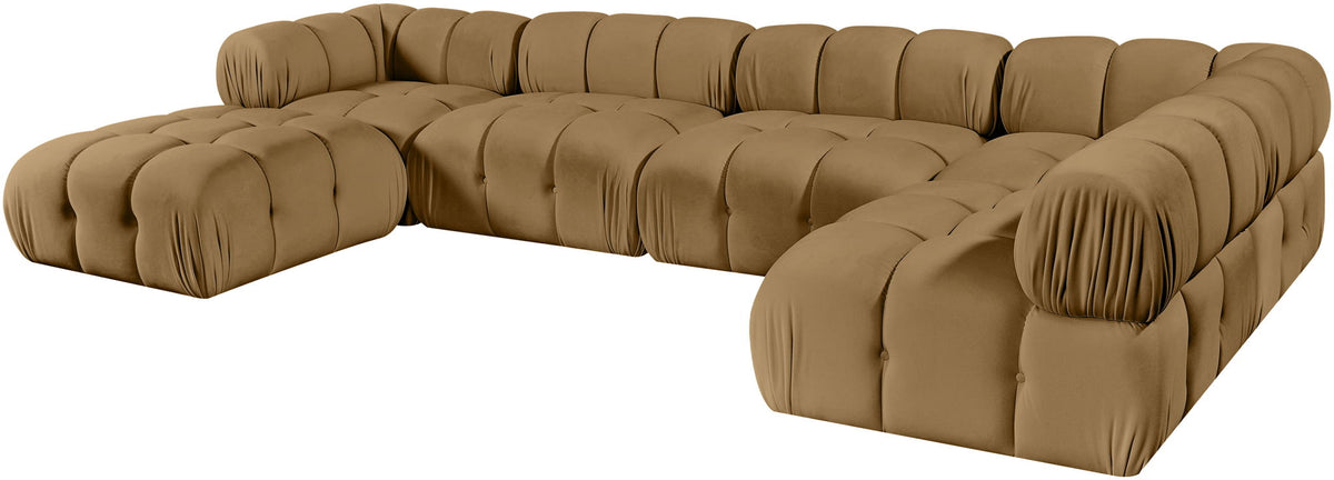 Orin - 6 Piece Modular Sectional (3 Modular Chairs, 2 Corner Chairs & Ottoman)