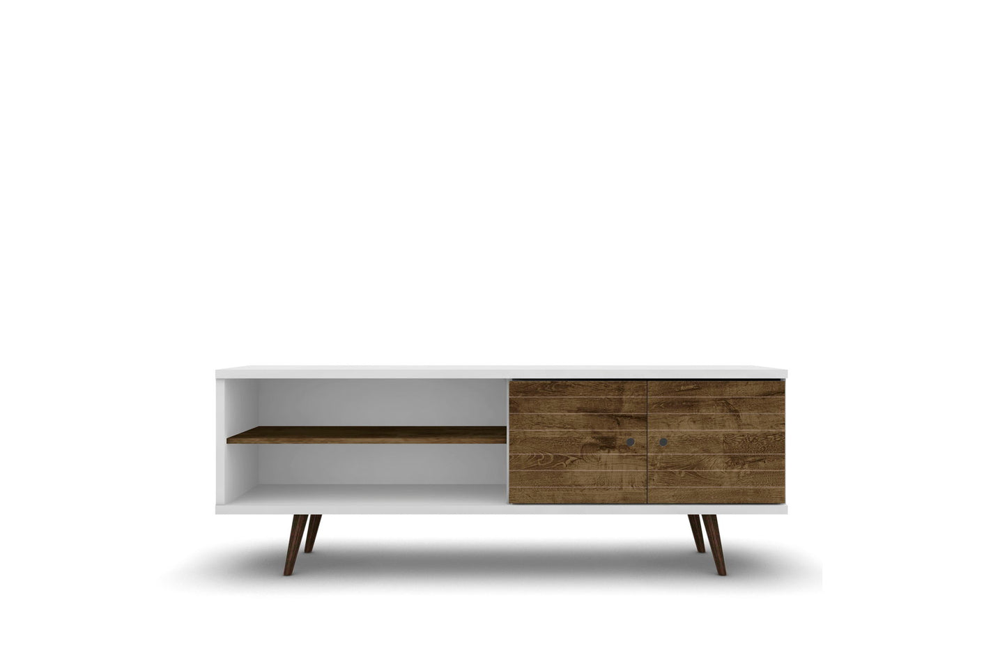 Manhattan Liberty - 63" TV Stand With White Frame