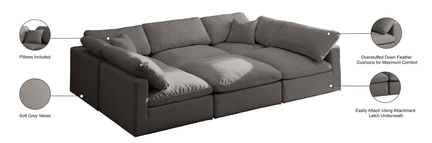 Plush - 6 Piece Modular Sectional