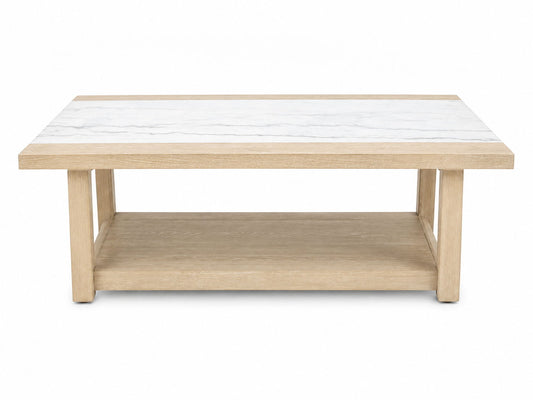 Trifecta - Coffee Table - Driftwood Cerused Oak