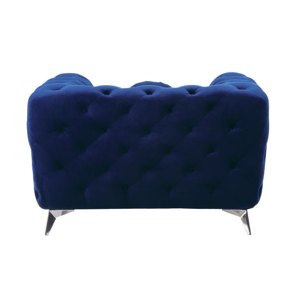 Atronia - Chair - Blue Velvet