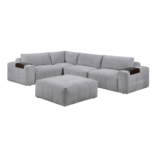 Tidal 5-Piece Modular Sectional with Ottoman