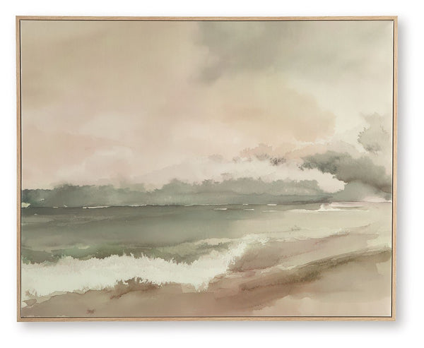 Vallus - Wall Art - Blush / Green / Gray