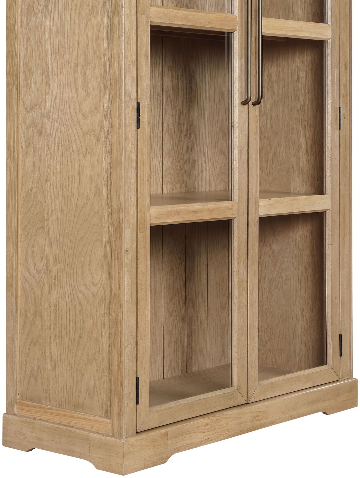 Corva - Solid Wood, Oak Veneer And Stainless Steel Storage Cabinet