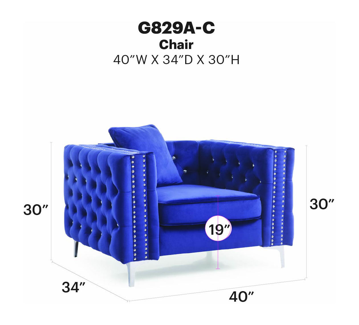 Glory Furniture - Paige - Chair