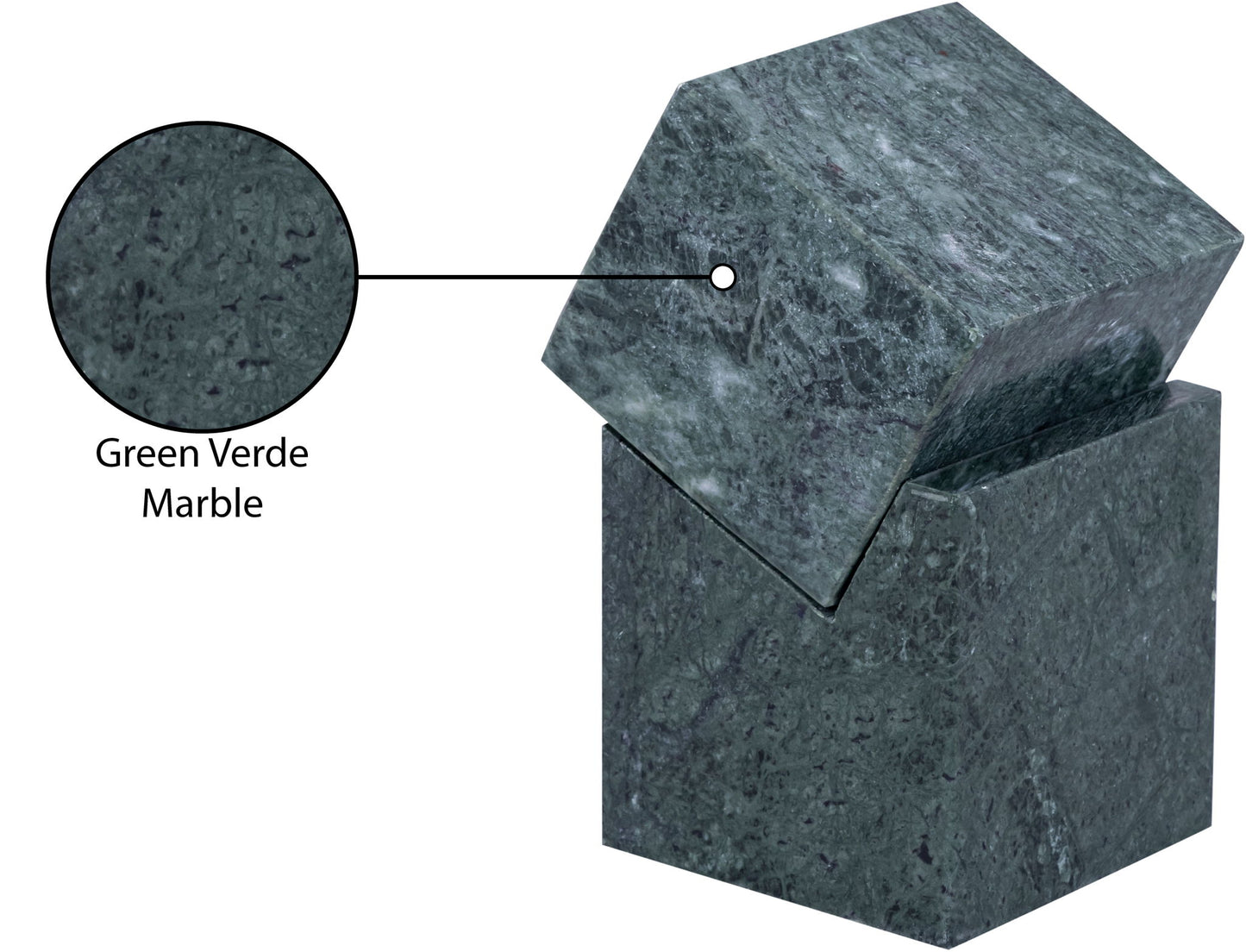 Quad - Marble Decorative Cube