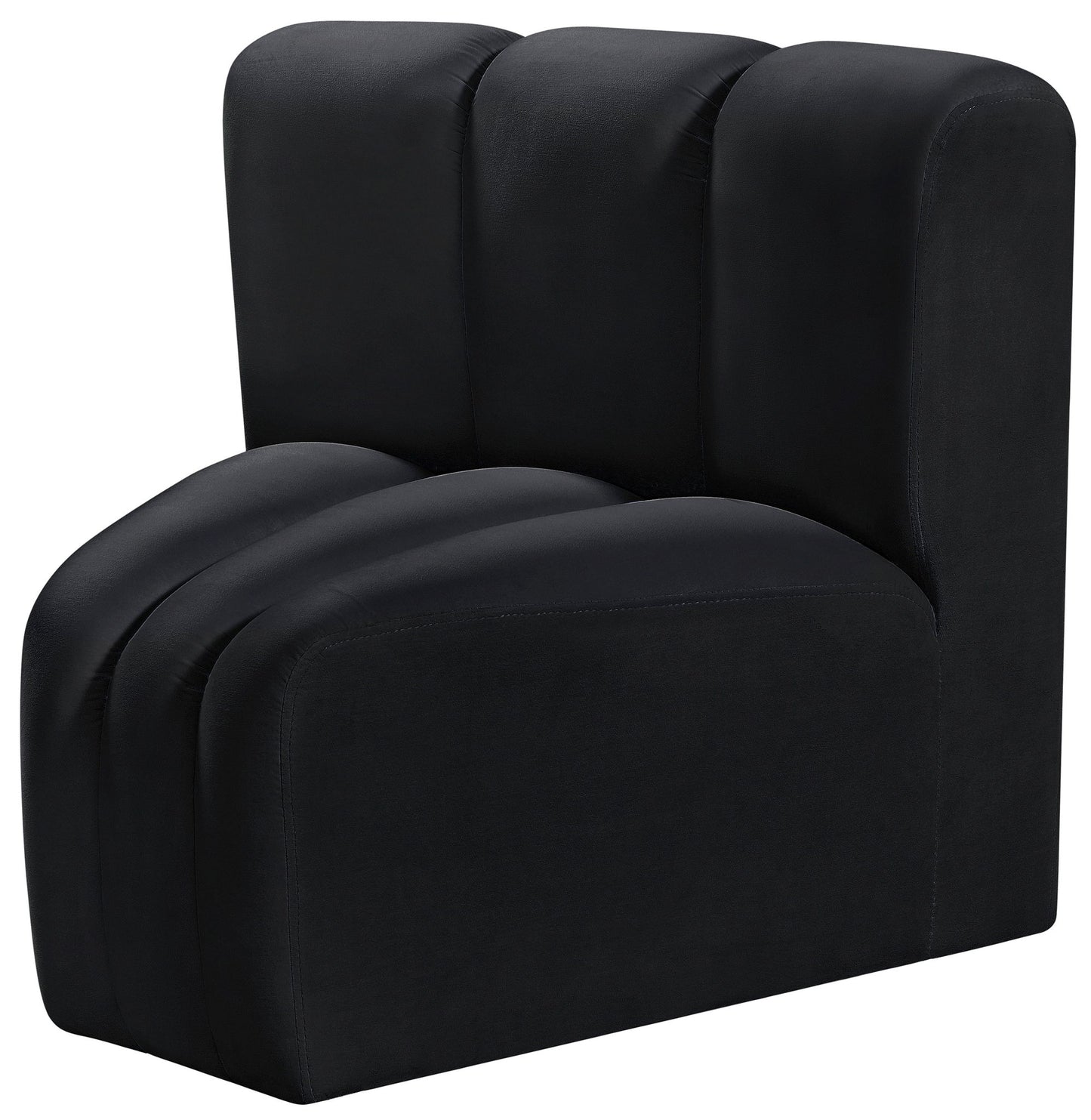 Arc - Velvet Curved Corner Chair