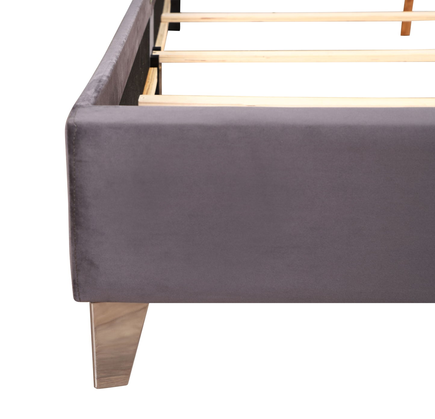 Glory Furniture - Julie - Faux Crystals Tufted Upholstered Bed