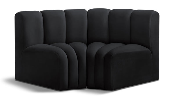 Arc - Velvet 2 Piece Modular Sofa
